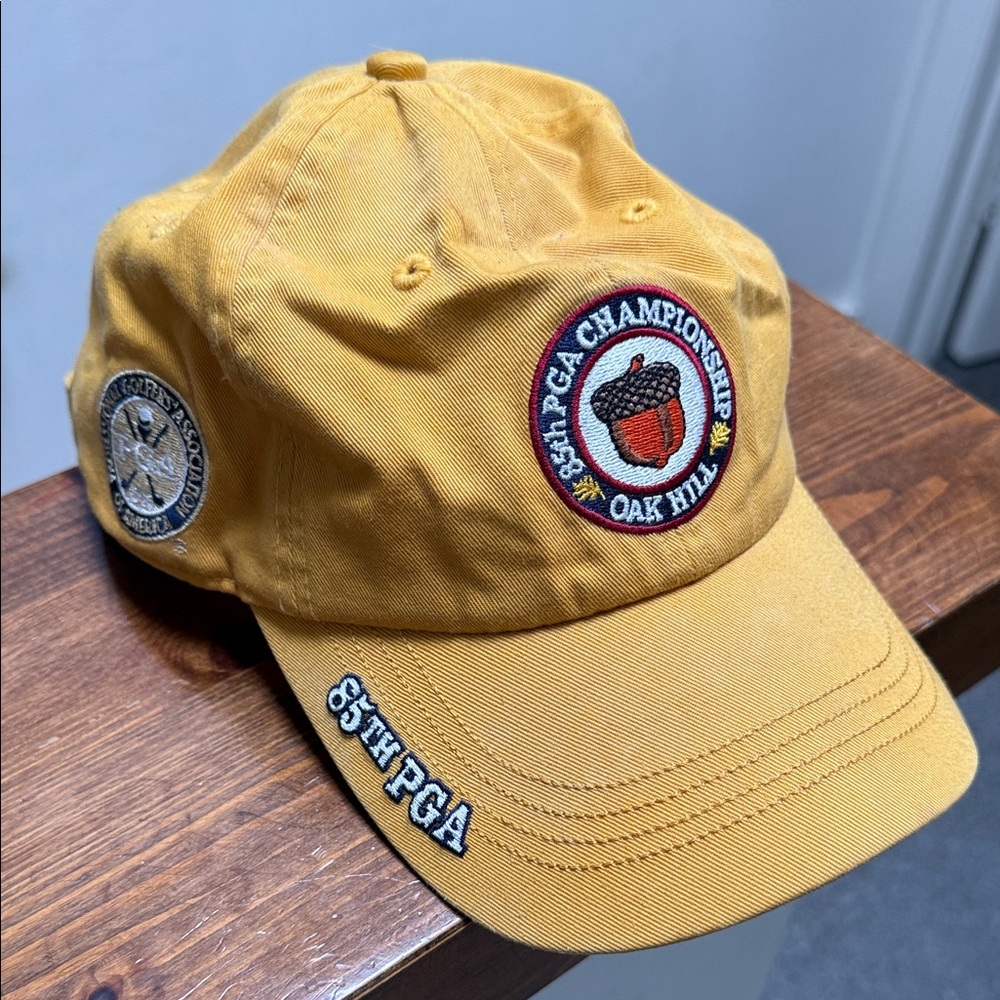 Mustard Yellow 2003 PGA Oak Hill Championship Cap